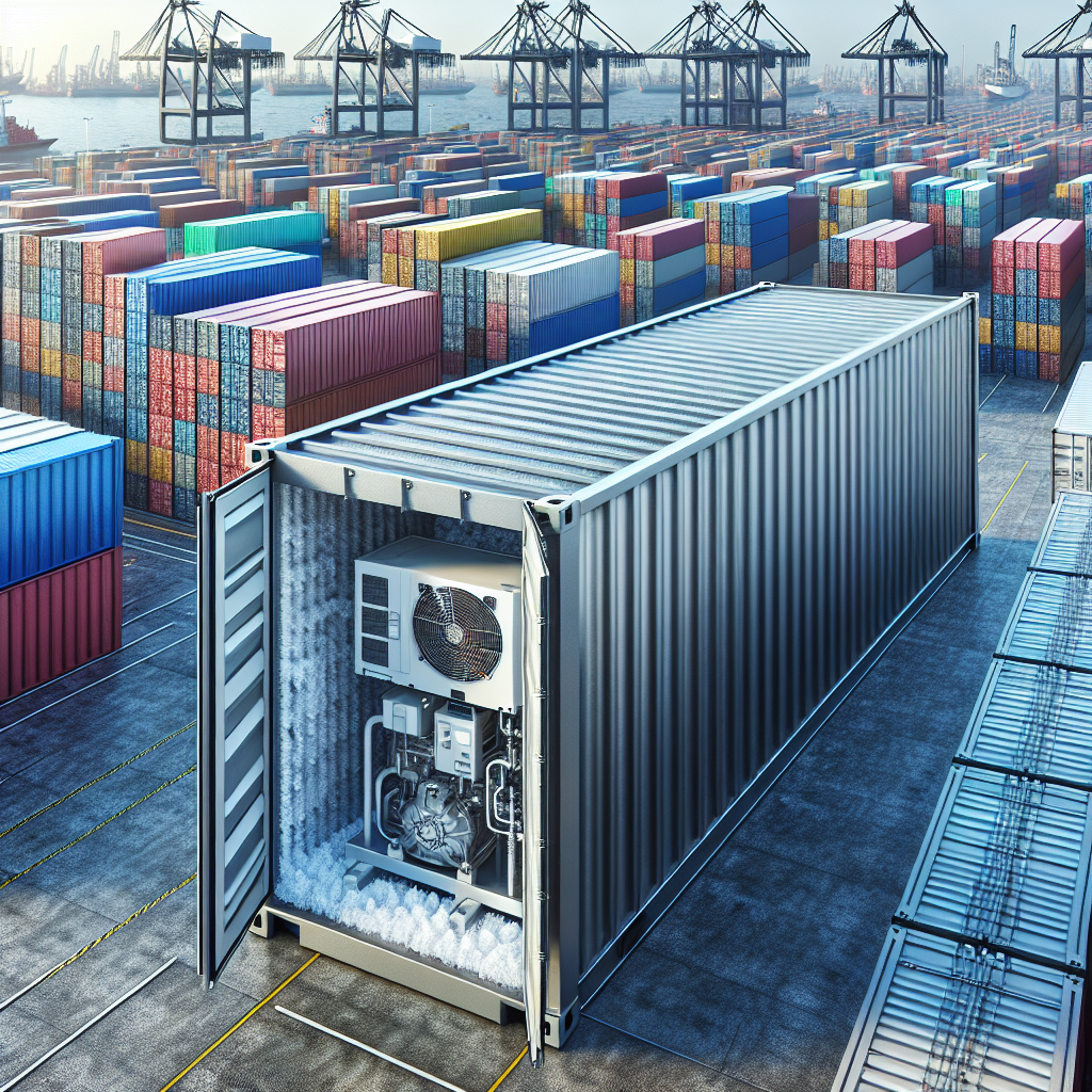 refrigerated shipping container